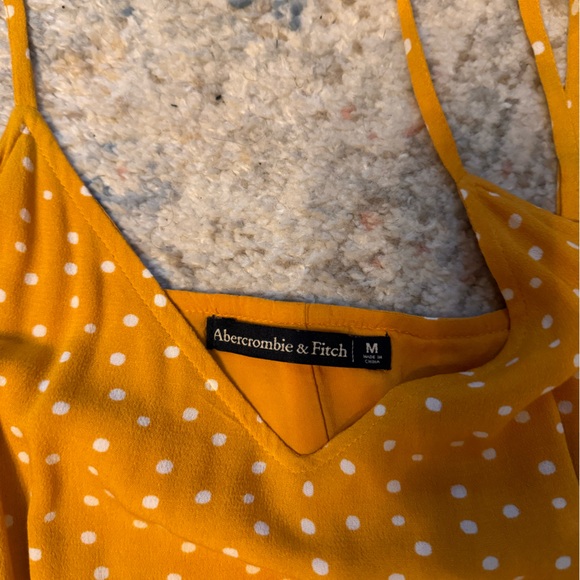 Like new, Abercrombie and Fitch Yellow PolkaDot Sundress - Picture 3 of 3
